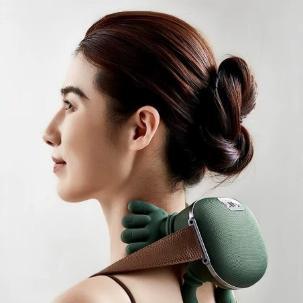 Shiatsu Back Thigh Shank and Neck Massager Deep Tissue Kneading and Heat